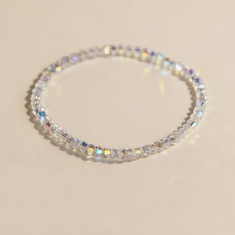 2pc Ultra-Thin Translucent White Bracelet Hand Chain Set